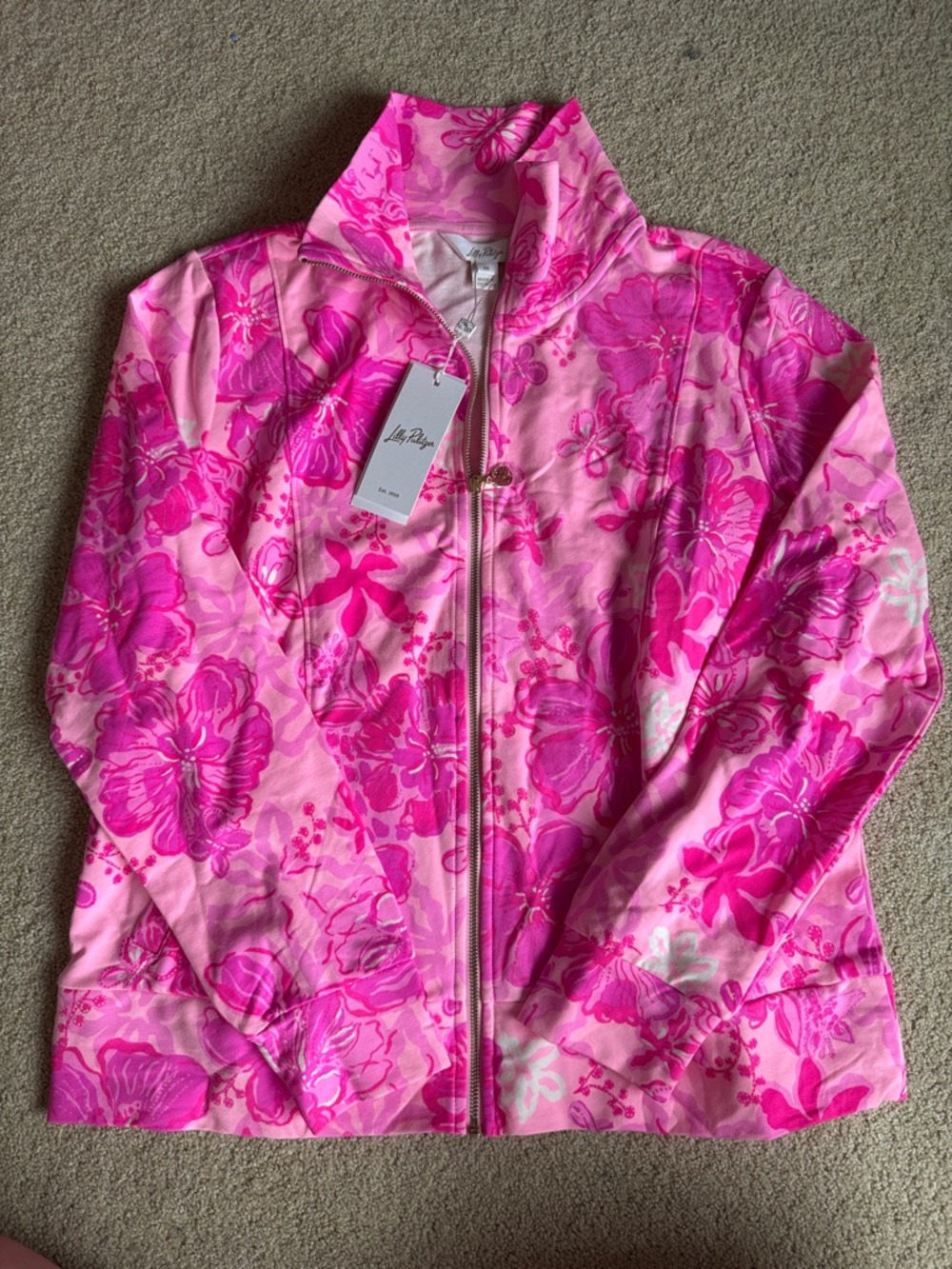 NWT Lilly Pulitzer Eleni Popover in Parigi Pink: Supporting Squad!